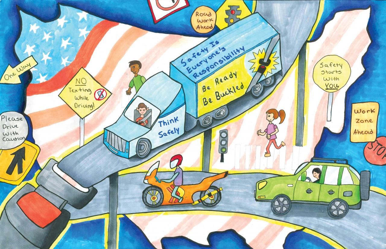 Top 70+ road safety poster sketch super hot in.eteachers